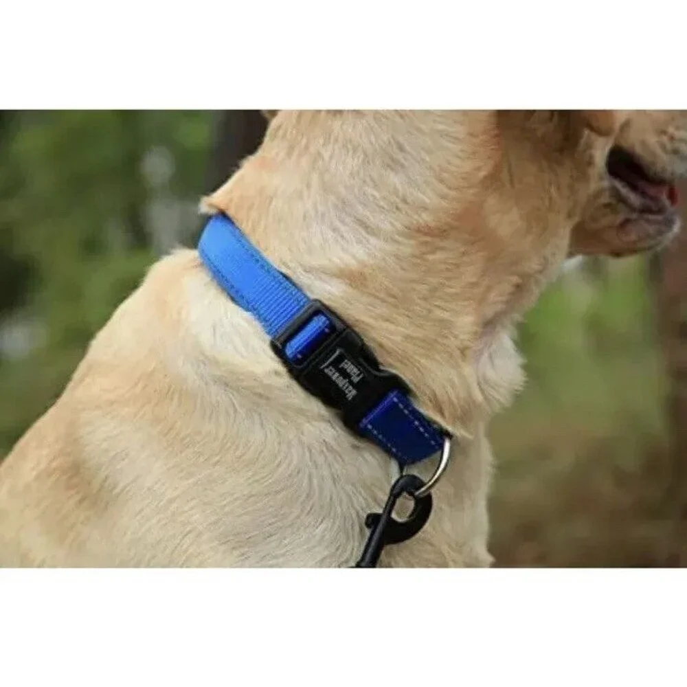 Maxpower Planet Reflective Dog Collar Breathable Soft Padded Adjustable Large Ne